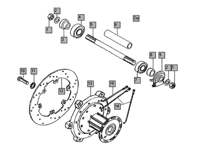 Brake disc Tomos Revival / Streetmate 230mm type 1 product