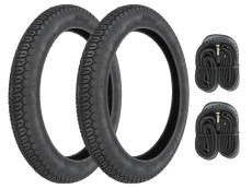 16 inch 2.50x16 Sava / Mitas B8 tires with inner tube set