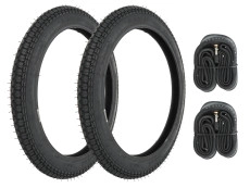 16 inch 2.25x16 Anlas NR-7 all weather tires set Tomos A3 / A35