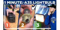 Tutorial: replace a light bulb in one minute