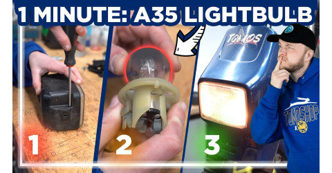Tutorial: replace a light bulb in one minute