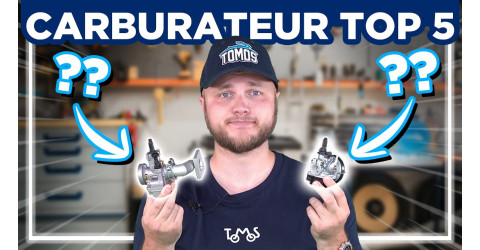 Top 5 most populair carburetors for Tomos