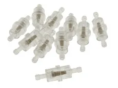 Fuel filter clear small (10 pieces)