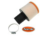 Air filter 50mm foam Twin Air Clamp-on round  thumb extra