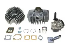 Cylinder Tomos A35 / A52 65cc (44mm) Airsal set and Dellorto SHA 15 carburetor