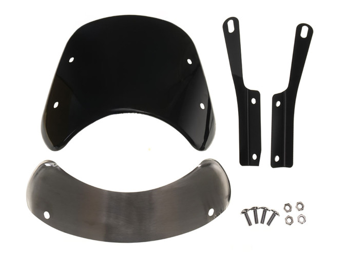 Headlight cover spoiler custom cafe racer windscreen classic  product