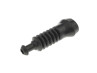 Rubber thule for cable adjusting bolt / brake light switch black ribbed thumb extra