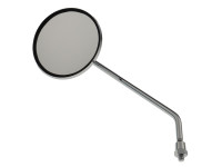 Mirror round M8 chrome original Tomos left side (with E4 mark)