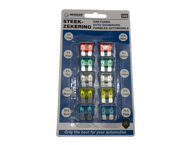 Steekzekering assortiment set 10-delig main