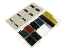 Electric cable heatshrink assortment 5 colors 120-pieces
