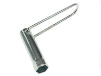 Spark plug wrench 21mm foldable long model