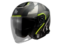 Helm MT Jet Thunder III SV Bow zwart / geel (S - M)