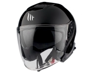 Helm MT Jet Thunder III SV glans zwart (XS - L)