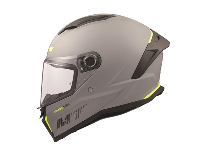 Helm MT Stinger 2 solid mat grijs product