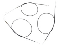 Throttle cable / brake cable set 3 pieces for Tomos A3 / A35 Elvedes