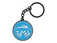 Keychain Tomos logo Black Metall Enamel