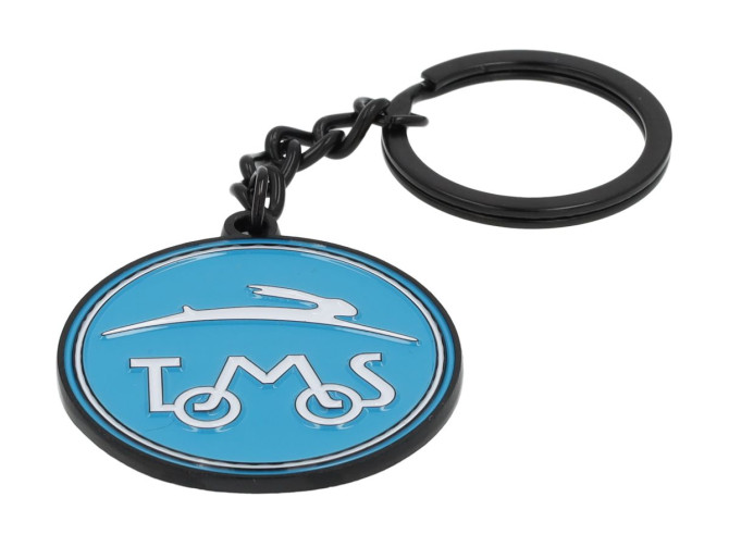 Keychain Tomos logo Black Metall Enamel product