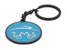 Keychain Tomos logo Black Metall Enamel thumb extra