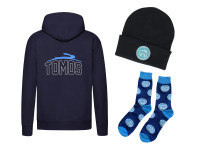 Tomos winter starterspakket – Hoodie, sokken & beanie