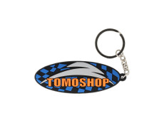 Sleutelhanger Tomoshop.nl logo rubber