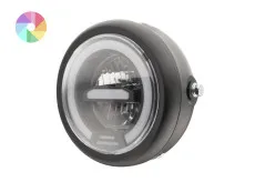 Headlight round 165mm angel eye LED 12V custom (choose your color)