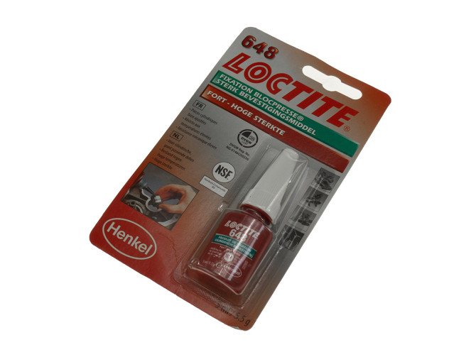 Loctite 648 5ml (extremely strong green) product