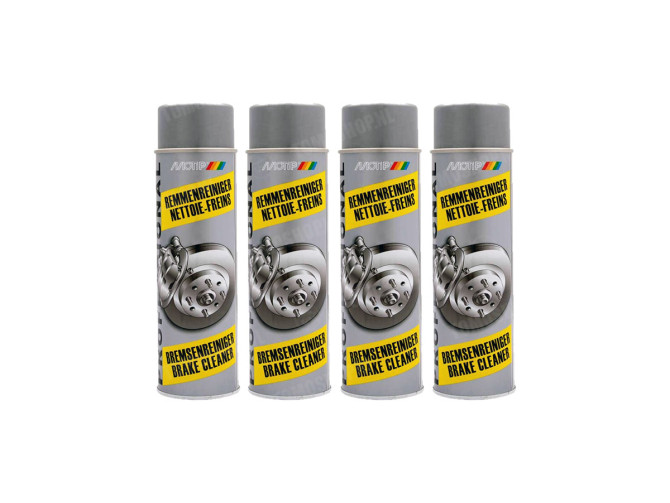 Brake cleaner spray MoTip 500ml (4 cans) package deal main