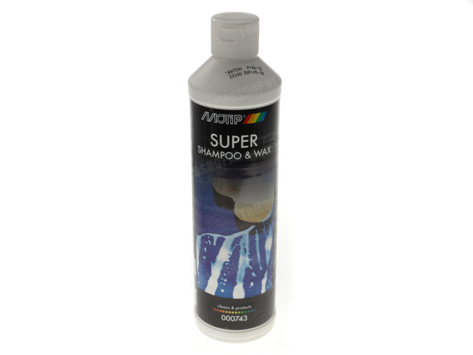 MoTip Super Shampoo & Wax 500ml main