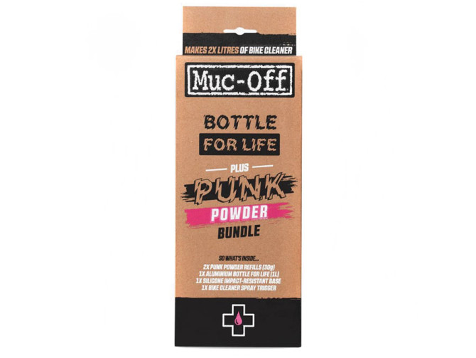 Muc-Off Bottle For Life Bundel + Punk Powder set product