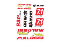 Sticker set Malossi RST sponsor kit 10-pieces