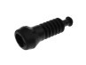 Rubber thule for cable adjusting bolt / brake light switch black ribbed thumb extra