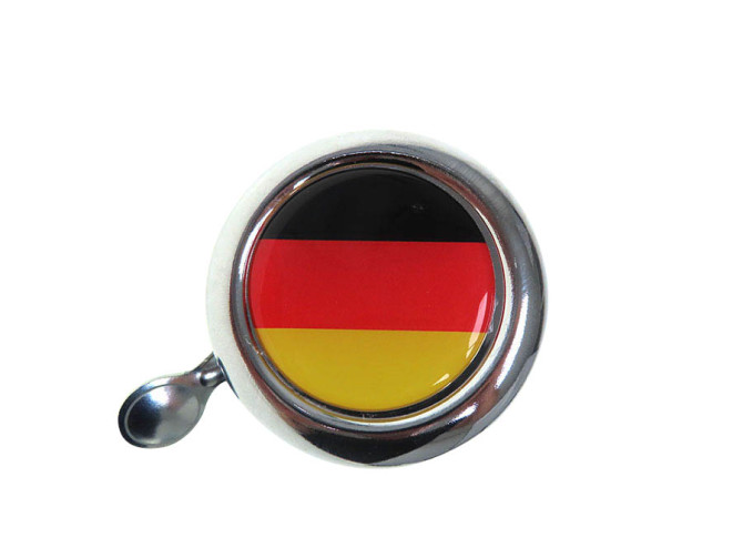 Glocke mit Flagge Deutschland Dome 3D Aufkleber Widek Chrom product