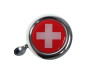 Bell with flag Switzerland dome 3D sticker Widek chrome thumb extra