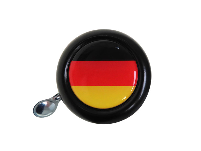 Bell with flag Germany dome 3D sticker Widek black product