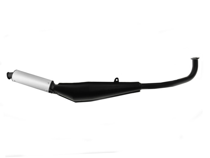 Exhaust Tomos A3 / A35 28mm Tecno Bullet black with aluminium silencer product