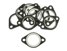Exhaust gasket 27mm with ring Tomos A3 / A35 / 2L / 3L / 4L / S1 (10 pieces)