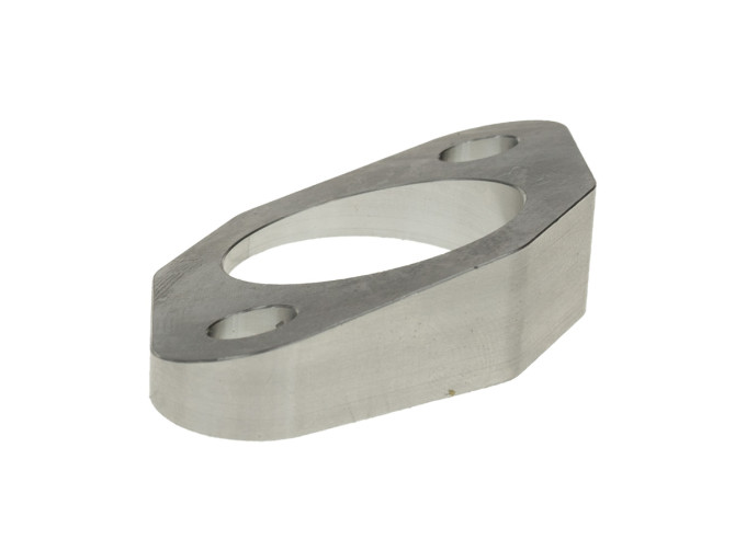 Exhaust spacer adapter from angled to straight exhaust port 25mm product