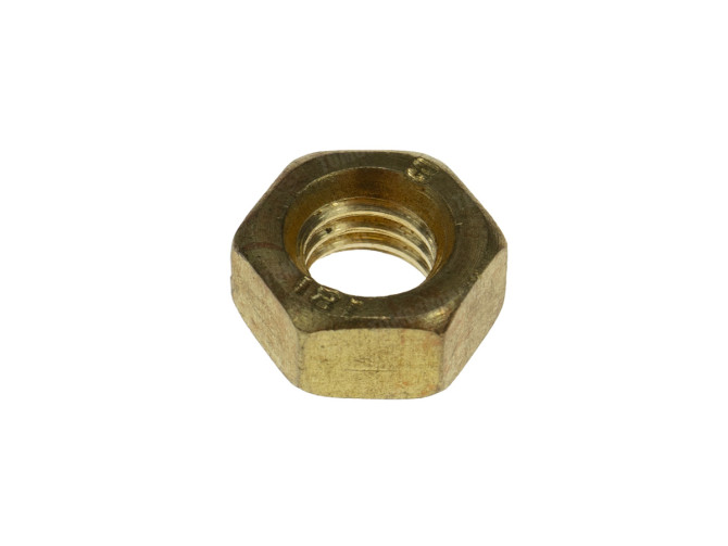 Exhaust nut M6 brass short low model main