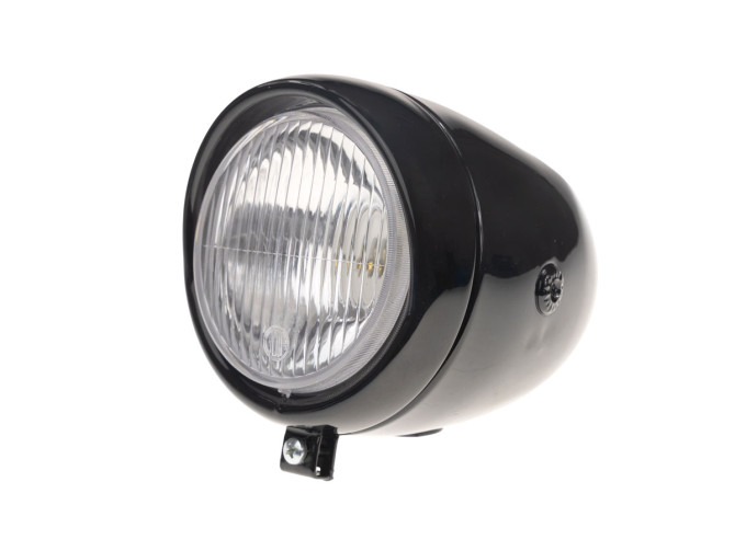 Koplamp rond 130mm ei model groot zwart - black edition GUIA product