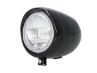 Headlight round 130mm egg model large model gloss black GUIA thumb extra