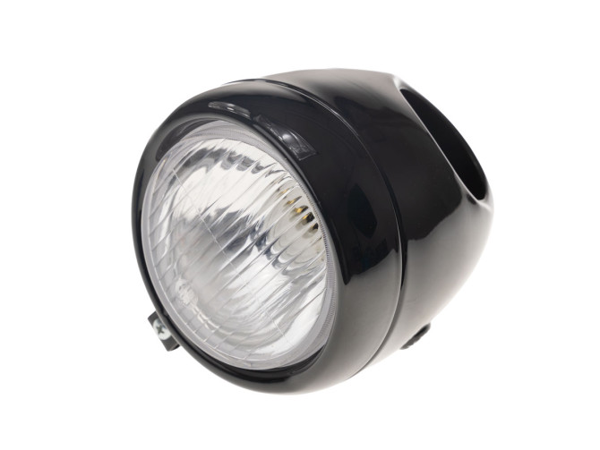 Koplamp rond 130mm ei model groot zwart - black edition GUIA product