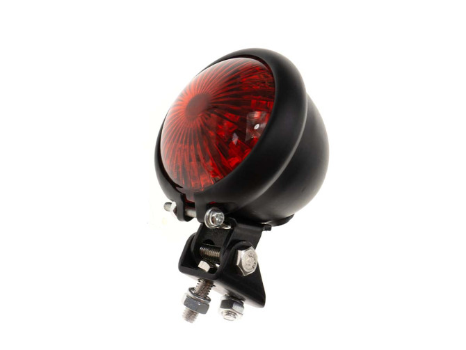 Taillight Tomos universal LED small black round with red lens product